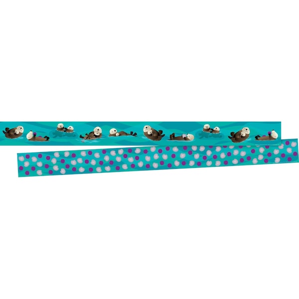 Barker Creek Sea & Sky Sea Otters Double-Sided Border, 12/set, PK12 930 - main